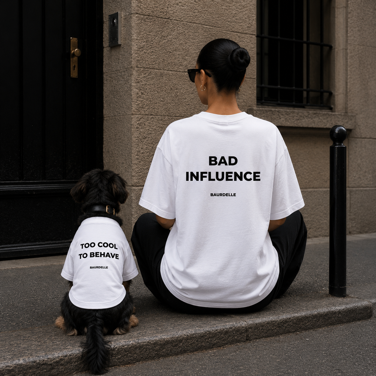 THE MENACE DUO - Set T-shirt Cane + Padrone