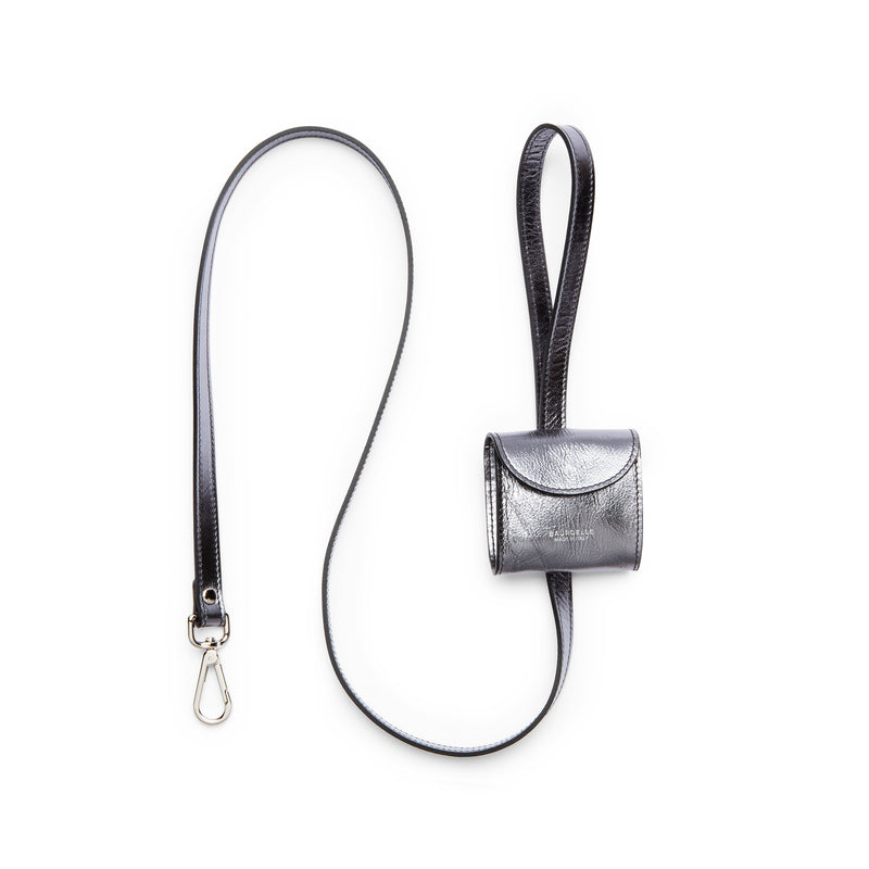 GUINZAGLIO MINIMAL CON PORTA SACCHETTI